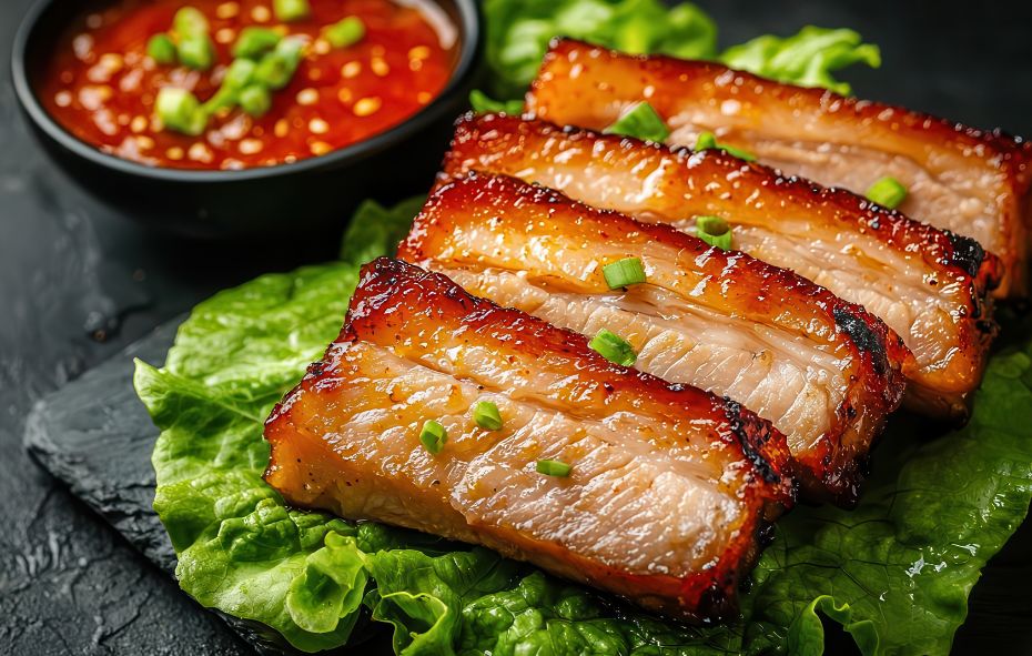 Dwaeji Bulgogi: buikspek met gochujang-marinade