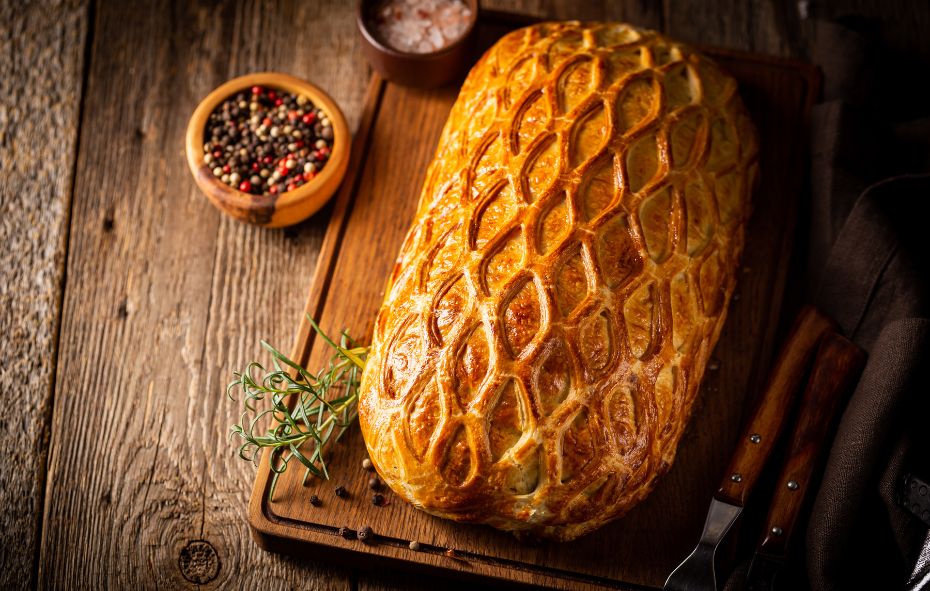 Lamb Wellington vers uit de oven