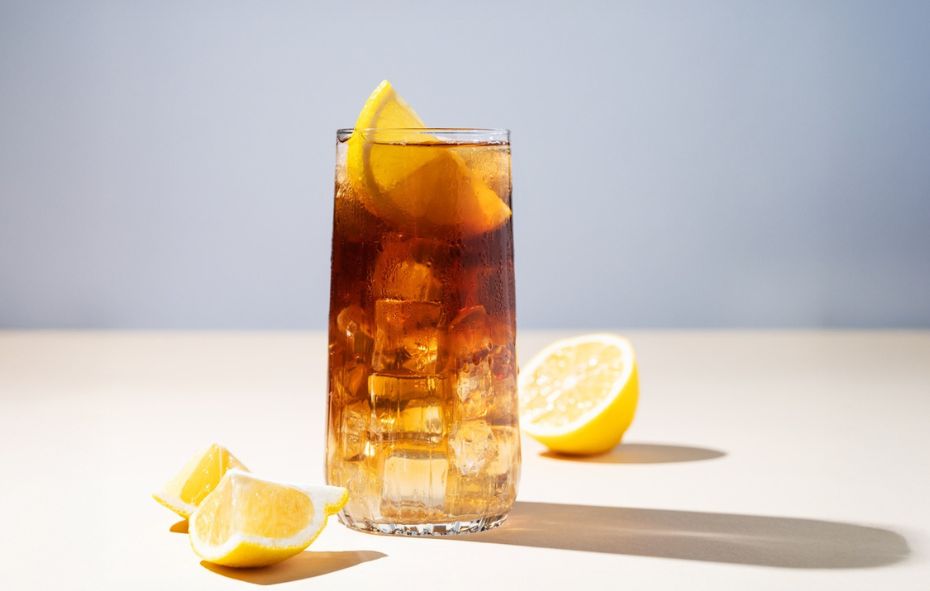 Citroen-gember iced tea