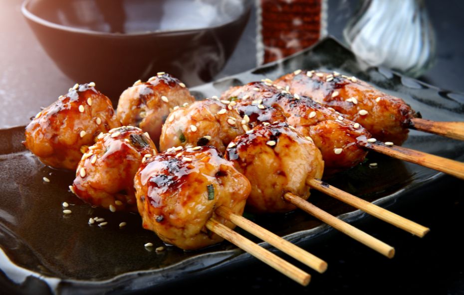 Tsukune: Japanse kipspiesjes met gehakt