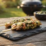 Kip Pesto Spiesjes met Spek