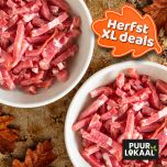 Herfst XL Deal: 1 kilo gerookte spekreepjes