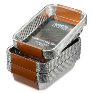 Turnpike BBQ Aluminium Drip Pan 21,5 x 15,5 x 3,5 cm 10 stuks